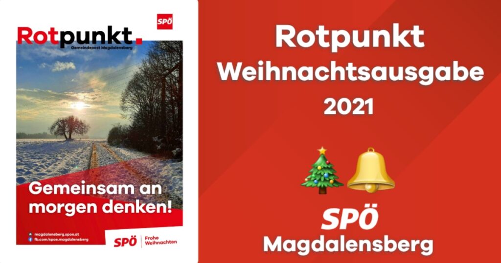 Rotpunkt &ndash; Weihnachtsausgabe 2021